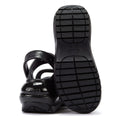 Crocs Classic Mega Crush Womens Black Sandals