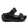 Crocs Classic Mega Crush Womens Black Sandals