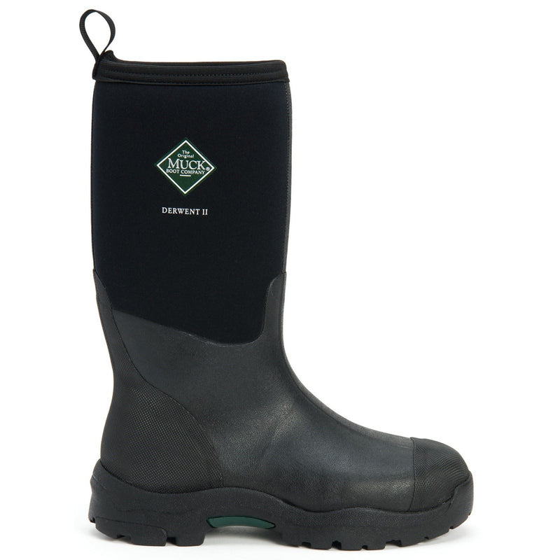 Muck Boots Derwent II Rubber Black Wellington Boots