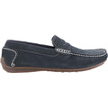 Hush Puppies Roscoe Leather Men's Navy Boat Shoes