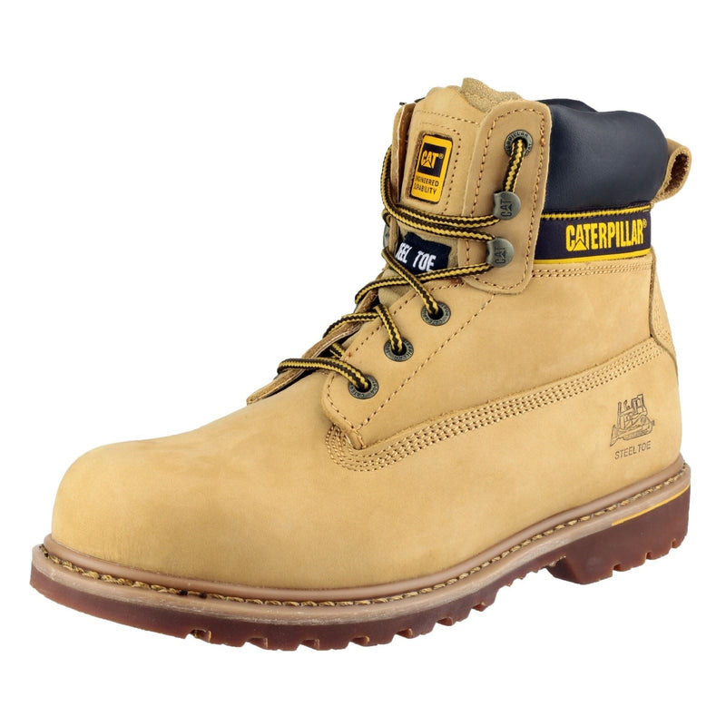 Caterpillar Holton S3 Leather Honey Safety Boots