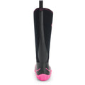 Muck Boots Hale Rubber Black/Pink Wellington Boots