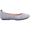 Hush Puppies Janessa Leather Women's Dusky Blue Flats