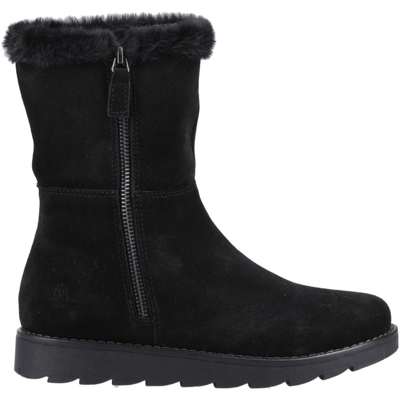 Hush Puppies Mary Suede Women's Black Boots