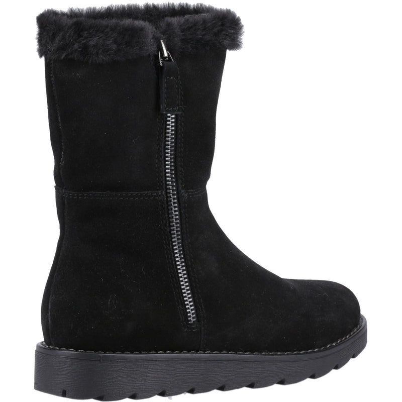 Hush Puppies Mary Suede Women's Black Boots