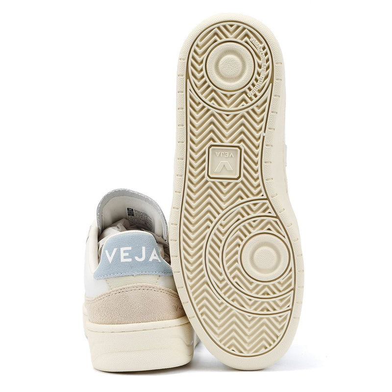 Veja V-90 Leather Women's White/Pierre/Steel Trainers