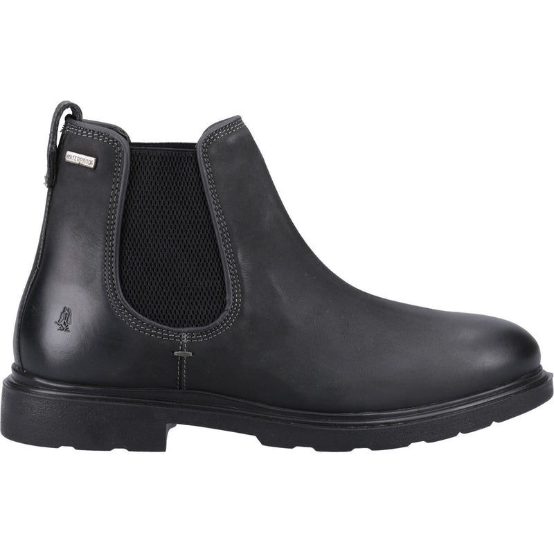 Hush Puppies Preston Chelsea Leather Men's Black Boots