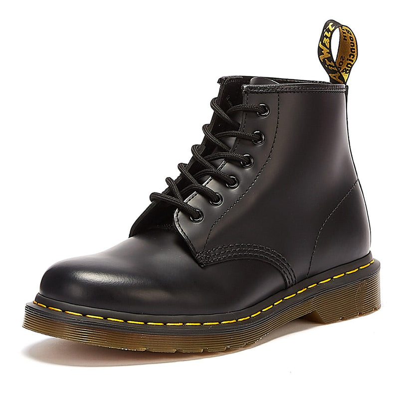 Dr. Martens 101 Smooth Leather Black Boots