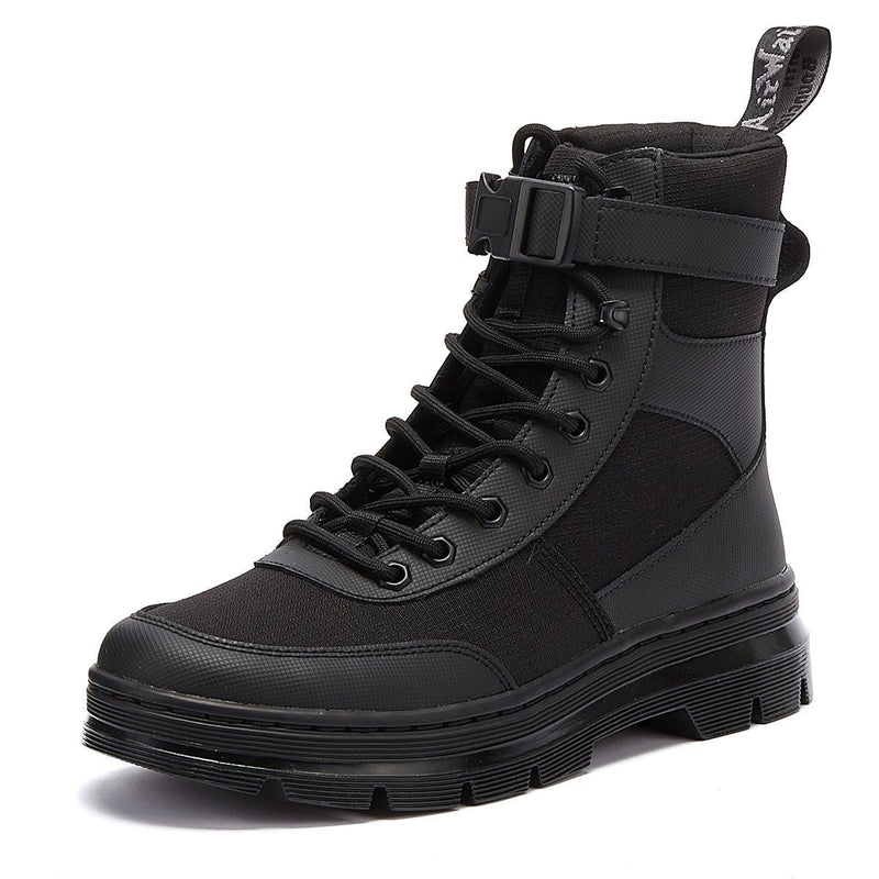 Dr. Martens Combs Tech Mono Black Boots