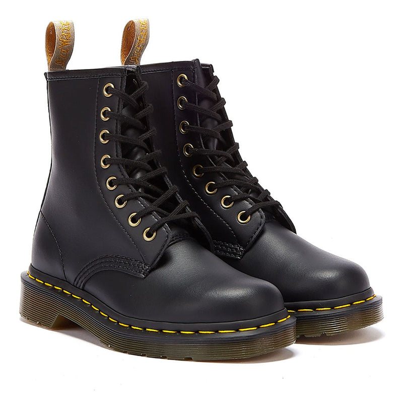 Dr. Martens 1460 Vegan Felix Rub Off Womens Black Boots