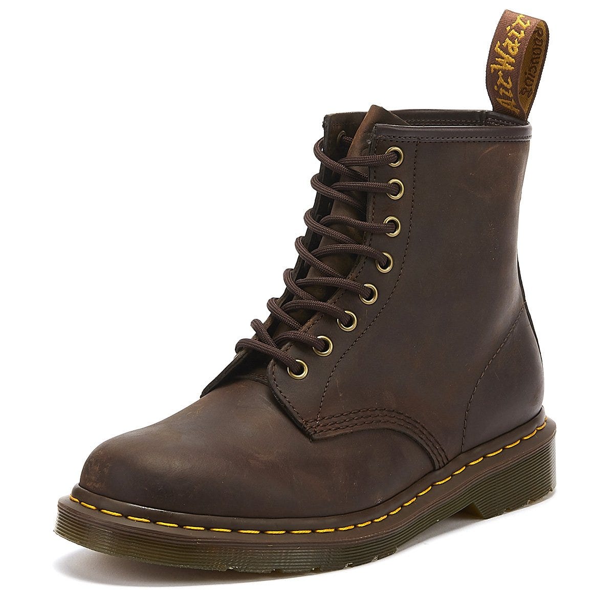 Dr Martens 1460 Crazy Horse Gaucho Brown Ankle Boots – Tower-London.EU