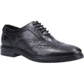 Hush Puppies Santiago Leather Men's Black Lace-Up Shoes