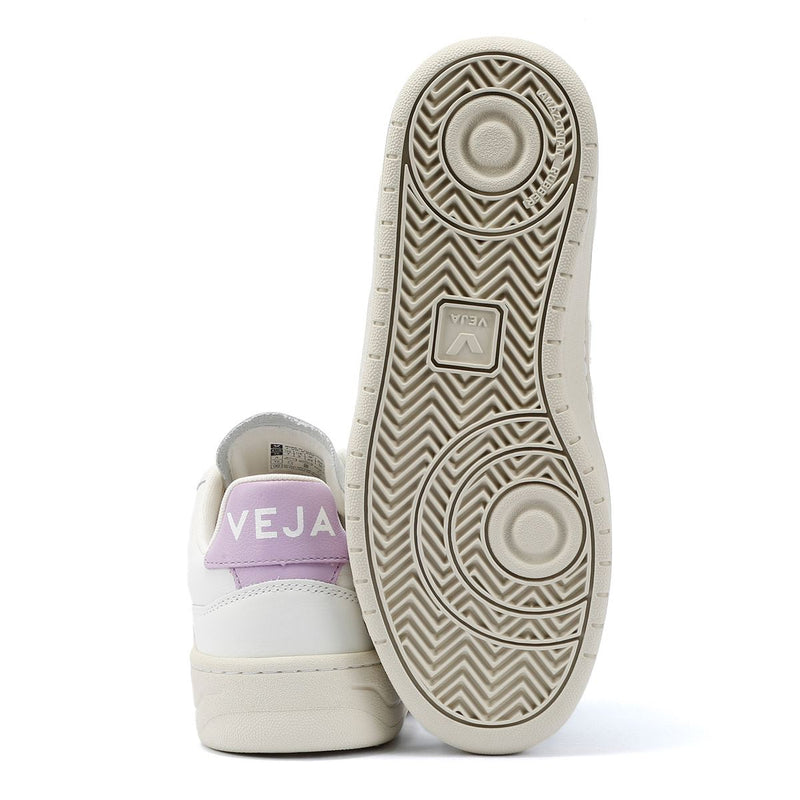 Veja V-90 Leather Women's White/Orchid Trainers