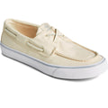 Sperry Bahama Ii Polyester Men's Ivory Lace-Up Shoes