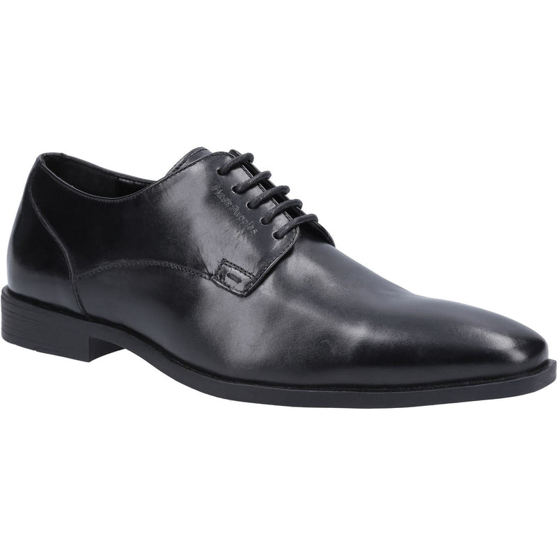 Hush Puppies Ezra Leather Men's Black Lace-Up Shoes