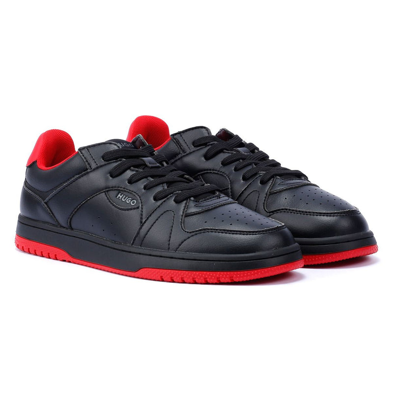 Hugo Hadrian Tennis Men's Black/Red Trainers