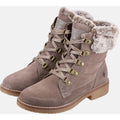 Hush Puppies Florence Leather Women's Taupe Boots