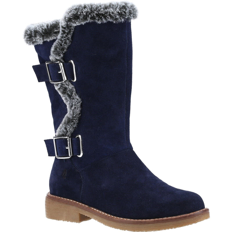 Hush Puppies Megan Suede Women's Navy Boots