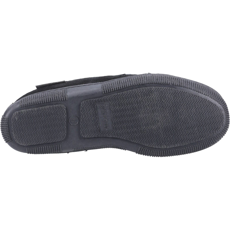 Hush Puppies 0 Suede Men's Black Slippers