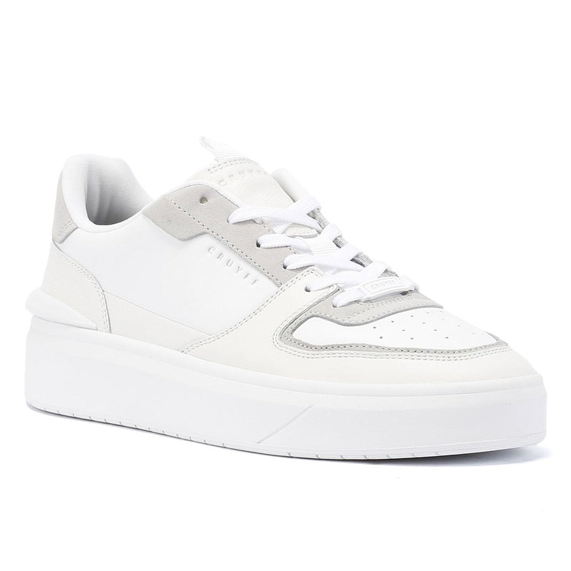 Cruyff Surefire Tennis Leather Men's White/Grey Trainers