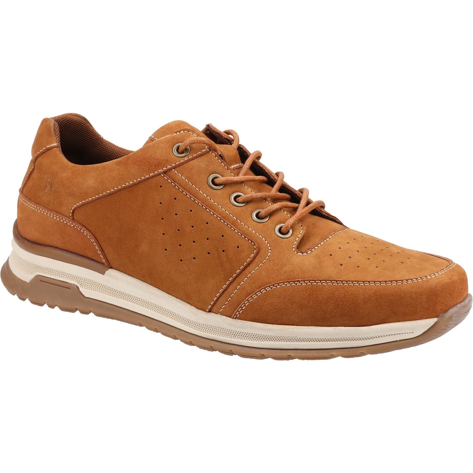 Hush Puppies Joseph Leather Men's Tan Lace-Up Shoes