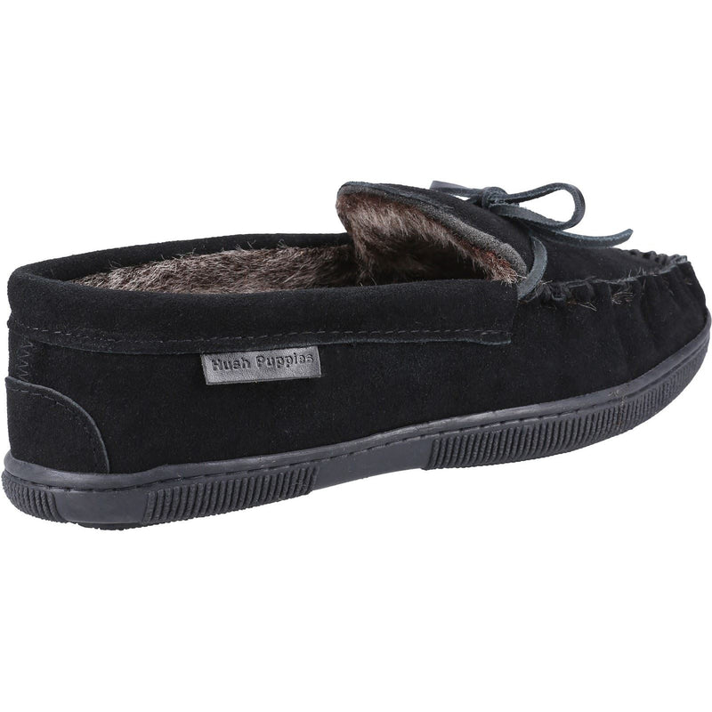 Hush Puppies 0 Suede Men's Black Slippers