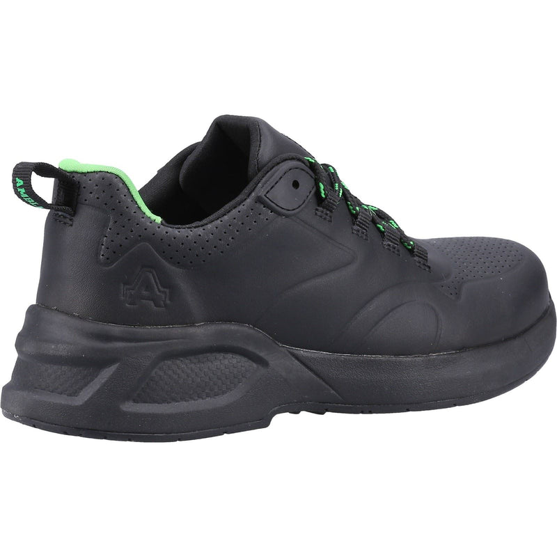 Amblers Safety 612 Leather Women's Black Safety Trainers