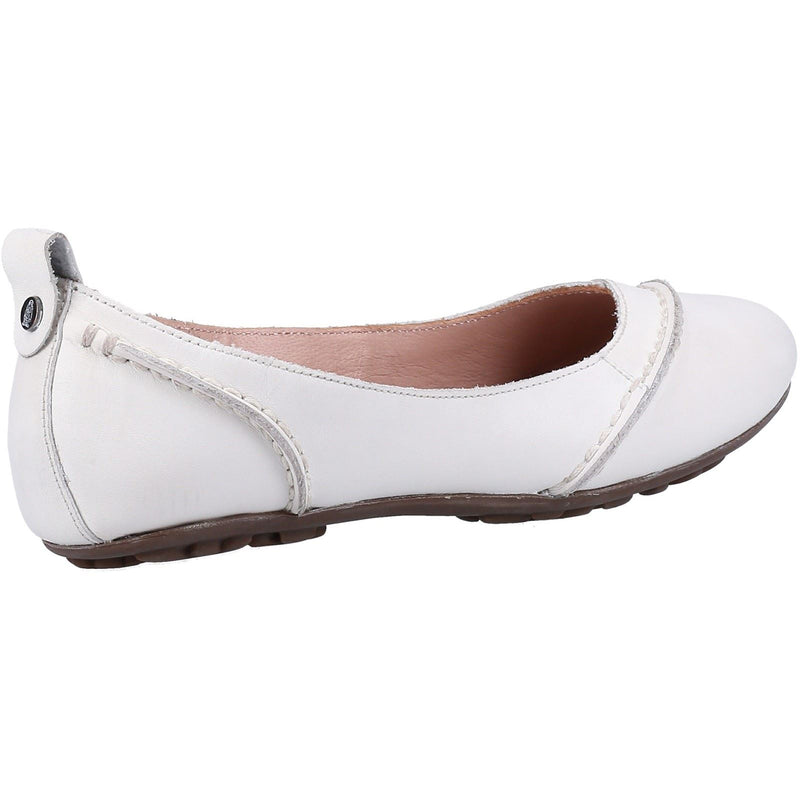 Hush Puppies Janessa Leather Women's White Flats