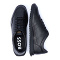 Boss Zayn Low Leather Men's Black/Gold Trainers