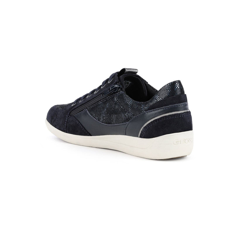 Geox Myria Leather Women's Navy/Blue Trainers