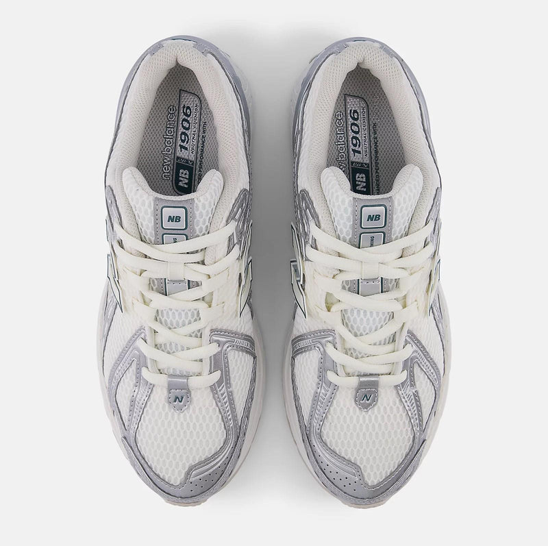 New Balance 1906 White/Silver Trainers