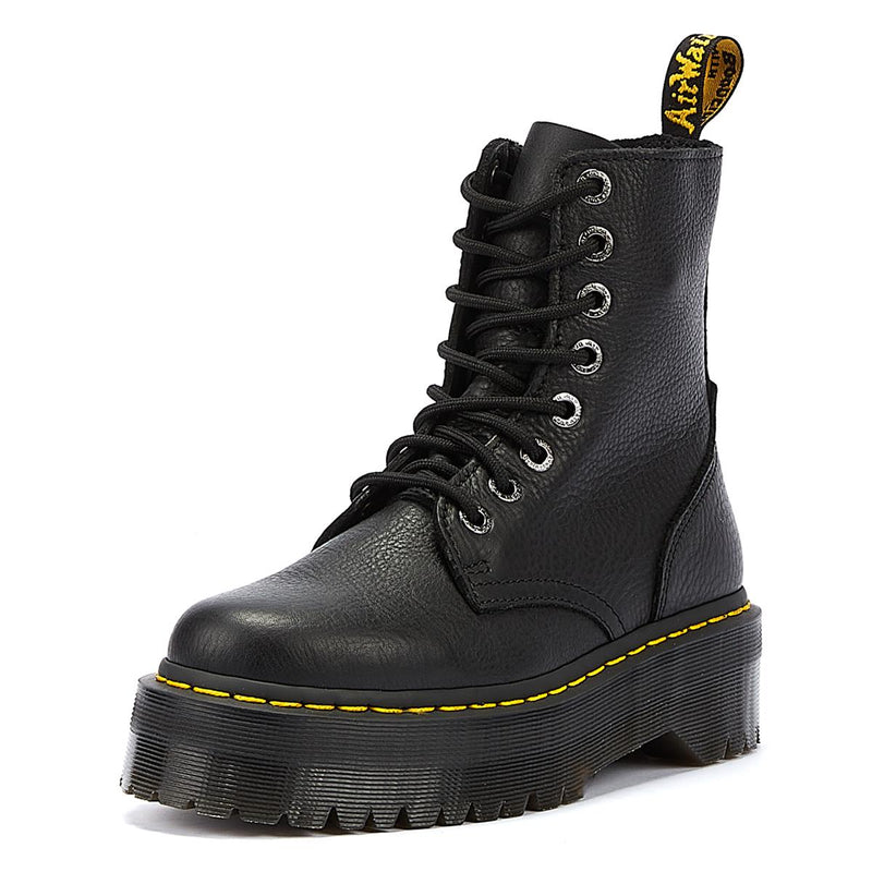 Dr. Martens Jadon 3 Pisa Leather Black Boots