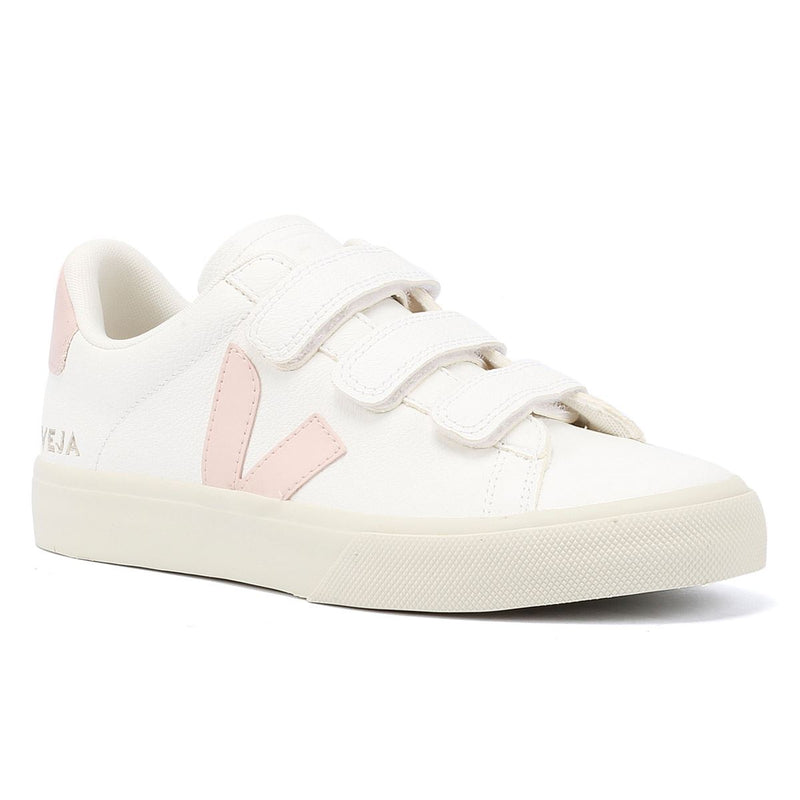 Veja Recife Leather Women's White Pink Trainers – Tower-london.eu