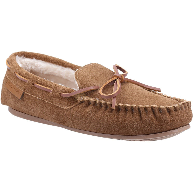 Hush Puppies Allie Suede Women's Tan Slippers