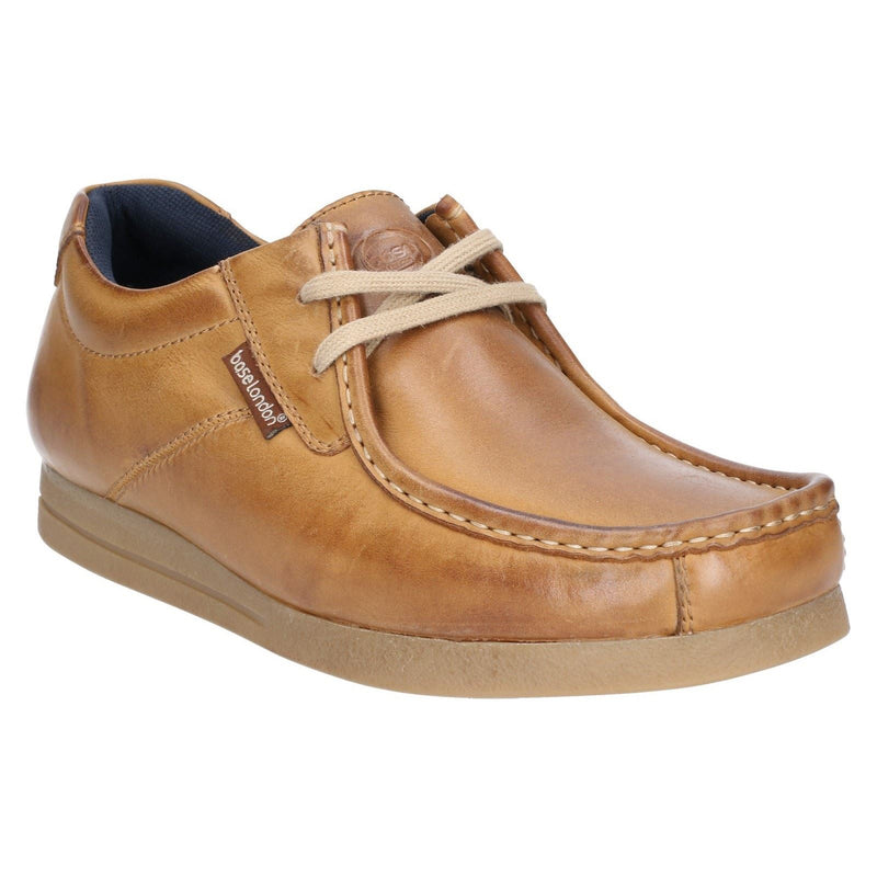 Base London Event Leather Men's Tan Lace-Up Shoes