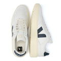 Veja V-90 Leather Men's White/Navy Trainers