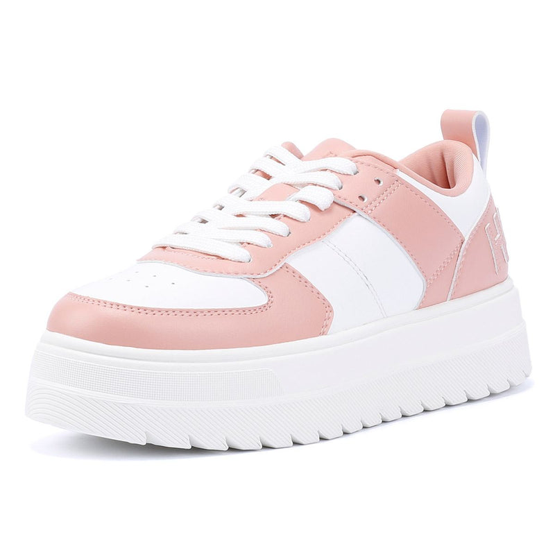 Hugo Lyssa Tennis Women's White/Pink Trainers