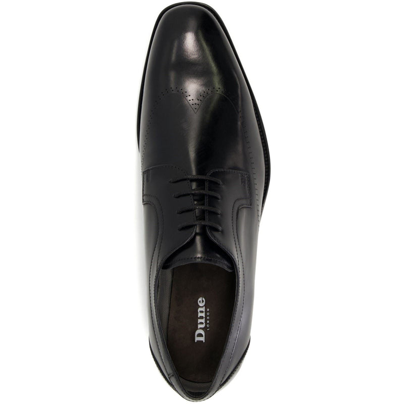 Dune Sheath Leather Men's Black Oxford Shoes