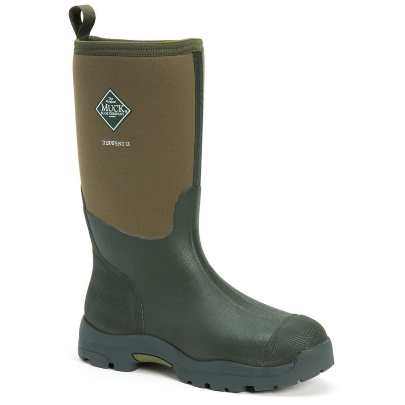 Muck Boots Derwent II Rubber Moss Wellington Boots