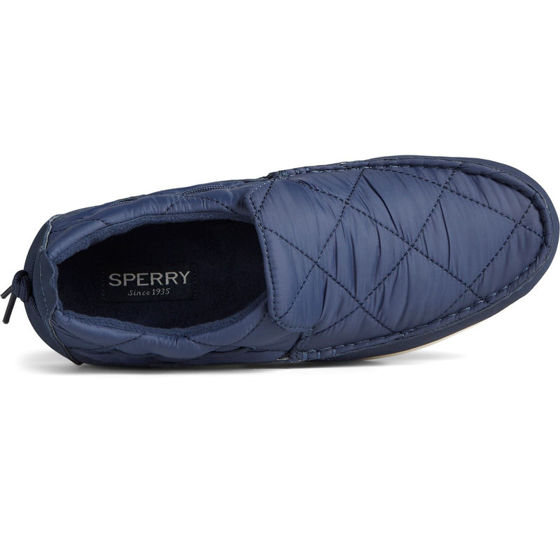 Sperry Moc-Sider Suede Women's Navy Moccasins Shoes