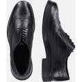 Hush Puppies Santiago Leather Men's Black Lace-Up Shoes