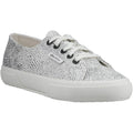 Superga 2730 Micro Faux Snake Faux Leather Women's White Avorio/Black Snake Trainers