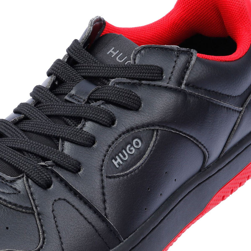 Hugo Hadrian Tennis Men's Black/Red Trainers