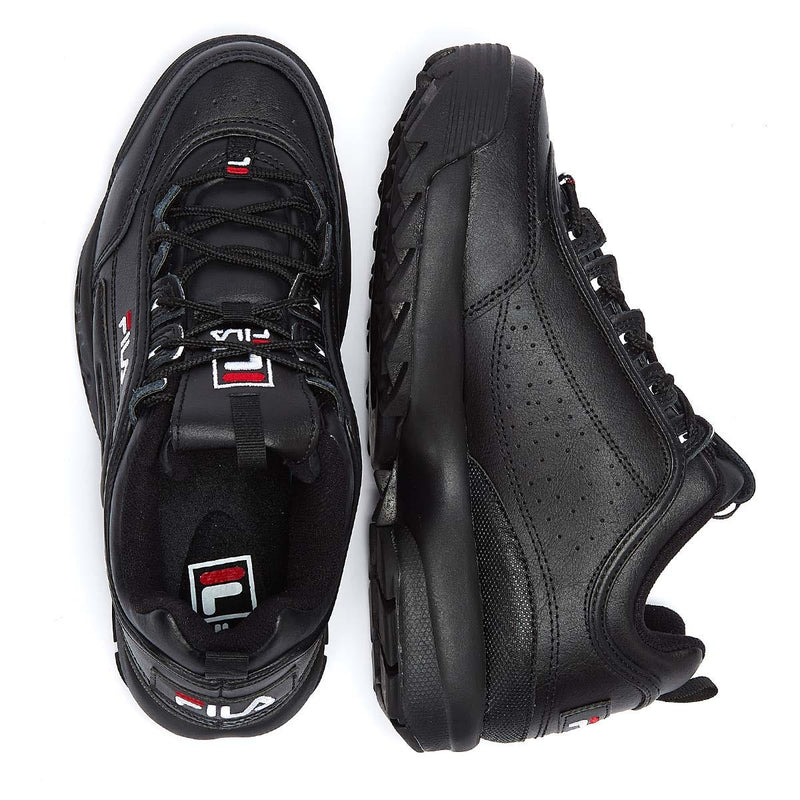 Fila Disruptor II Premium Black / White / Fila Red Trainers