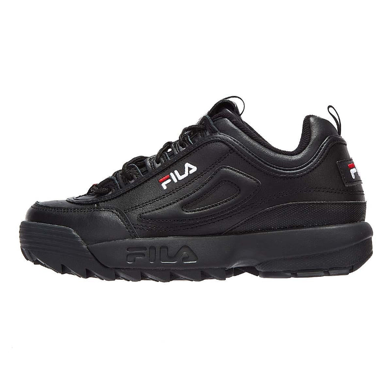 Fila Disruptor II Premium Black / White / Fila Red Trainers