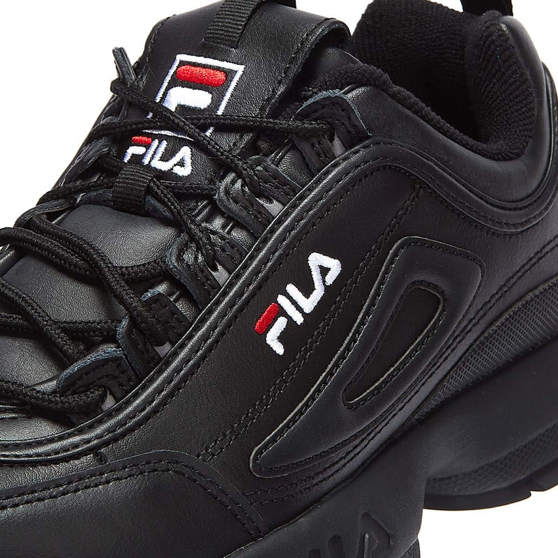 Fila Disruptor II Premium Black / White / Fila Red Trainers