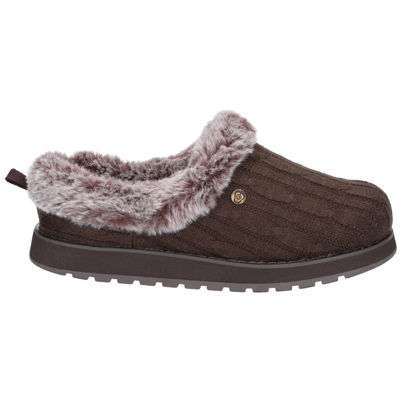 Skechers Womens Keepsakes Ice Angel 31204-CHOC Chocolate Slip On Shoe