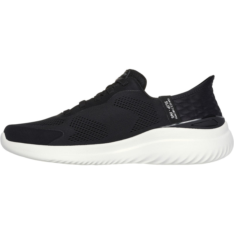 Skechers Mens Bounder 2.0 Emerged 232459-BKW Black/White Slip On Shoe