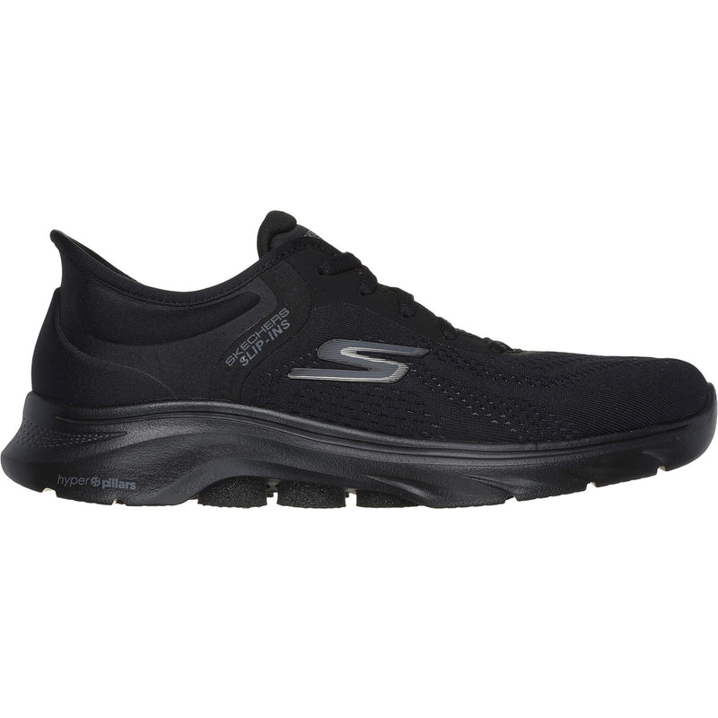 Skechers Womens GO WALK 7 - Valin 125233-BBK Black Slip On Shoe