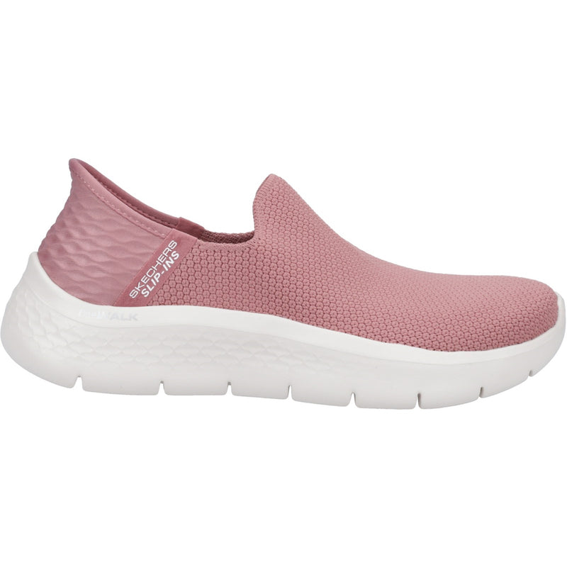 Skechers Womens Go Walk Flex - Sunset View 124820-ROS Rose Slip On Shoe